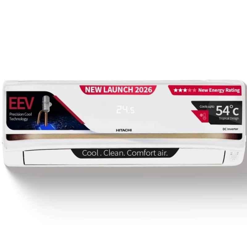 Hitachi RAS.D318PCD3ST 1.5 Ton 3 Star White Split Inverter AC, RAKD318PCD3ST15TSPL