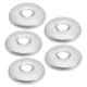 Ruhe Premium Chrome Stainless Steel Coral Wall Flange for Kitchen Taps/Bathroom Taps/Faucet (Pack of 5), 17-0403