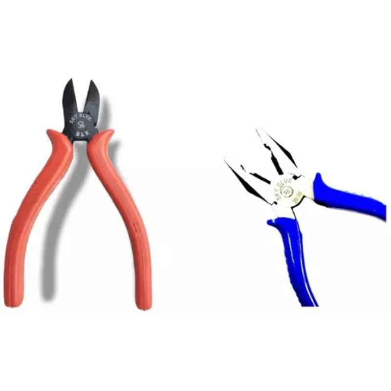 Sky Blue 2 Pcs 7.8 inch Groove Plier Combo, SBE_PLIER_COMBO_MOD_00838