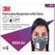 3M P1 9004GV Particulate Grey Respirator Anti Pollution Mask (Pack of 10)