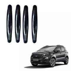 Spreadx Plastic Car Compact Black Colour Elegant Door Guard Protection Universal Type Suitable For Ford Ecosport Type-2 (Pack of 4)
