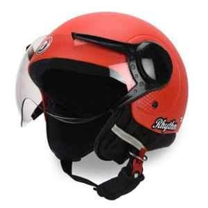 Red Half Face Motorcycle Helmet 