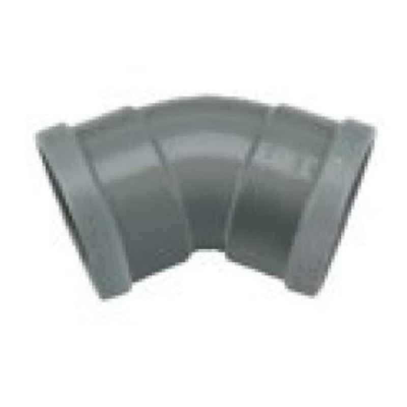 Hepworth 315x315mm PVC 45 Deg Double Socket Pipe Elbow, WOGR1111231004