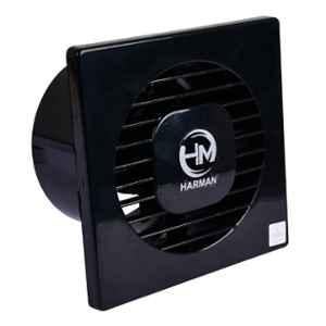 HM Euro 21W 2400rpm Black Axial Exhaust Fan, Sweep: 100 mm