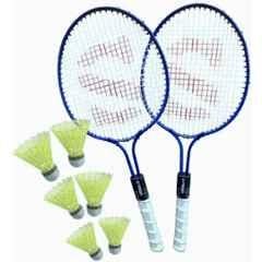 STYRKR Alloy Steel Multicolour Badminton Kit Combo-9 Badminton Kit