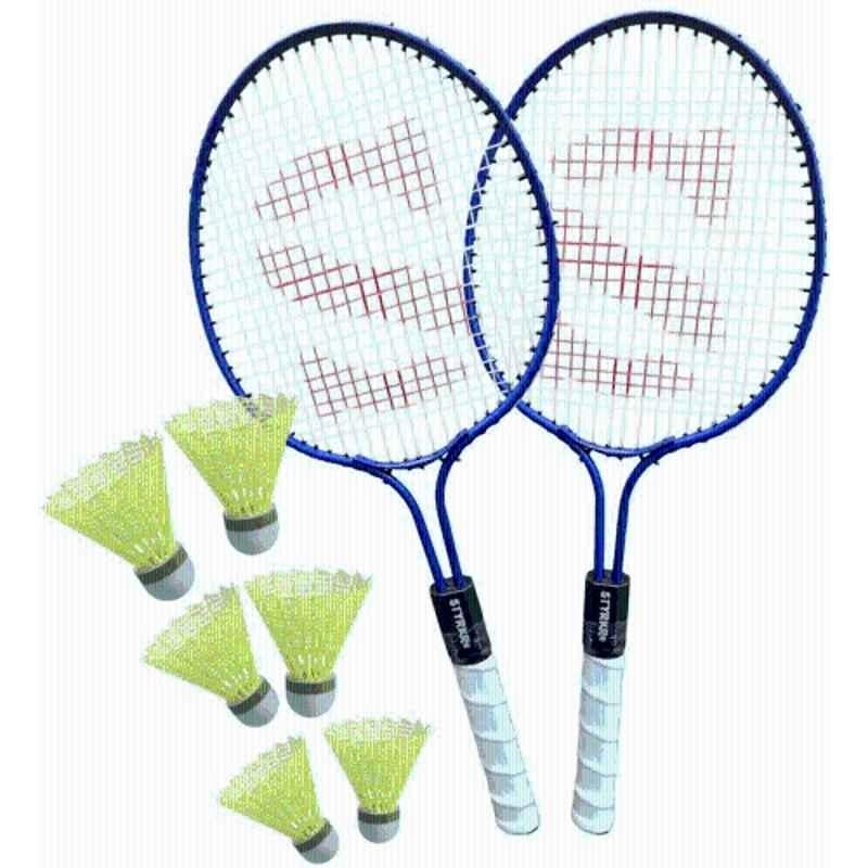 STYRKR Alloy Steel Multicolour Badminton Kit Combo-9 Badminton Kit