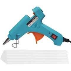 Gunstick 20W Firozi Glue Gun with 20 Pcs Transparent Glue Sticks