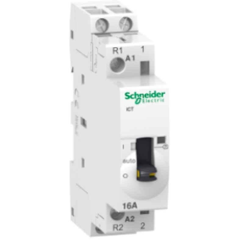 Schneider Acti9 1NO+1NC White 2 Pole Contactor, A9C23515