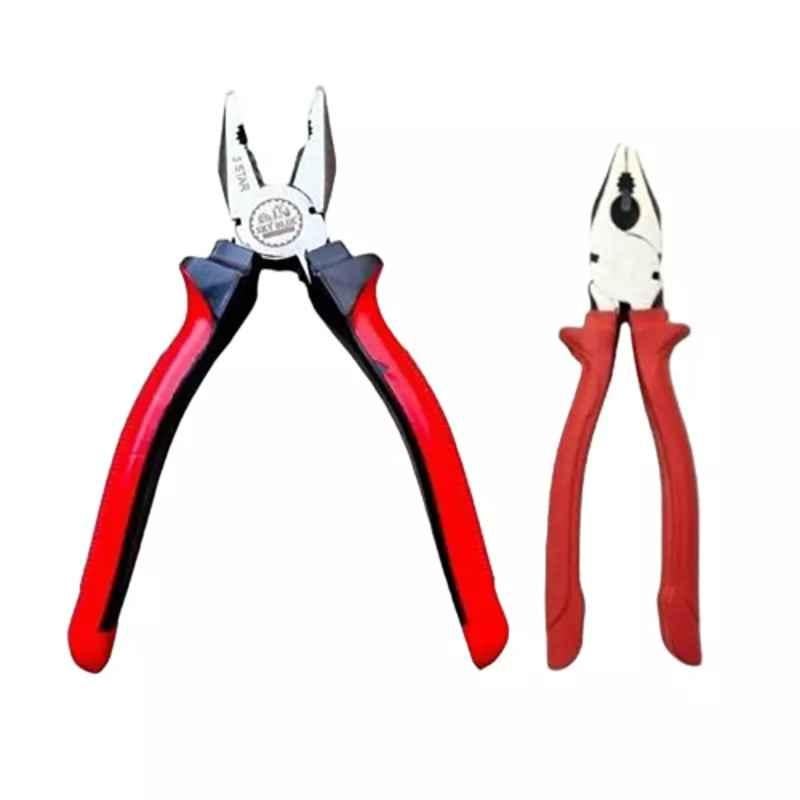 Sky Blue 8 inch Stainless Steel Lineman Plier, SBE464 (Pack of 2)