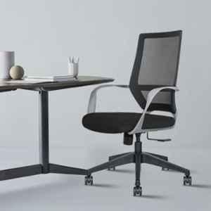 Rose Finch Mesh Black Mid Back Ergonomic Office Chair