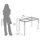 Excellent Steel Fab Stainless Steel 304 Table Base, ES1140