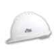 Allen Cooper White Polymer Nape Type Safety Helmet with Chin Strap, SH702-W (Pack of 3)