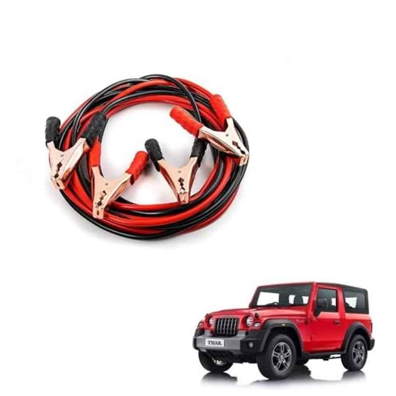 Kozdiko Heavy Duty Auto Jumper Battery Booster Wire Clamp with Alligator Wire for Mahindra Thar 2021-Present
