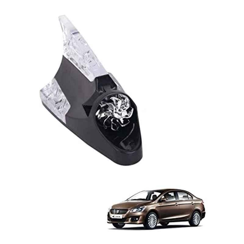 Kozdiko Black Auto Wind Power LED Light Shark Fin Car Antenna for Maruti Suzuki Ciaz