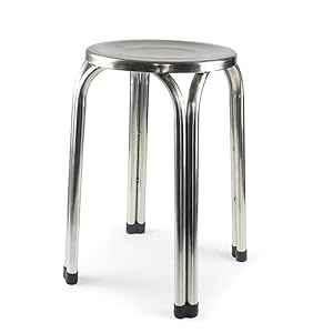 P P Chair PP Chair Stainless Steel Grey Multipurpose Stool