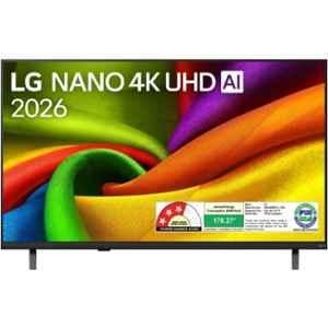 LG 55 inch 3840x2160p UHD Nano 4K AI Smart WebOS TV with NANO 4K AI UHD TV with A7 AI Processor 4K Gen9 & HDR10 Pro, 55NU885BPLA