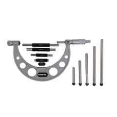 Markvel 150-300mm Stainless Steel Adjustable Outside Micrometer with Interchangeable Anvils, 202-300