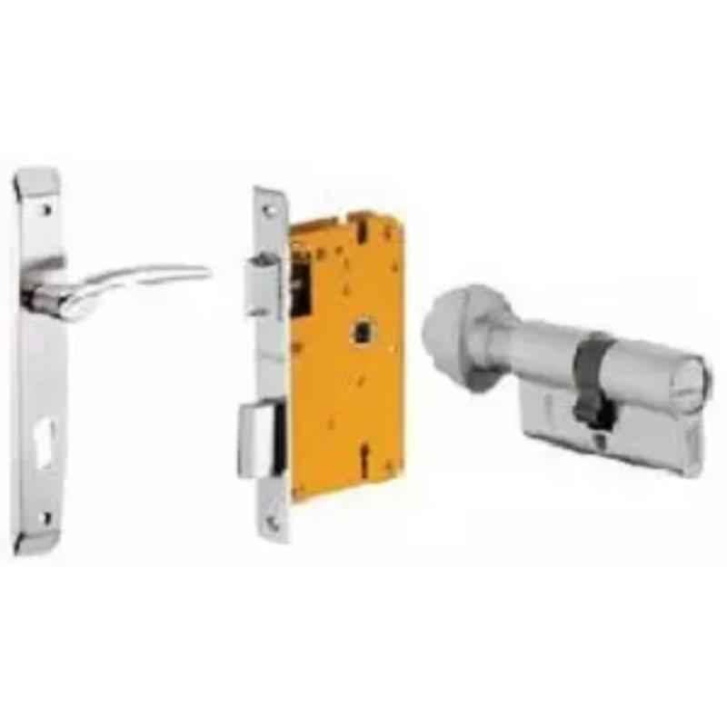 Dorset ML Series Letizia 70mm Stainless Steel Door Handle Lock Set with Coin & Knob (Pack of 2)