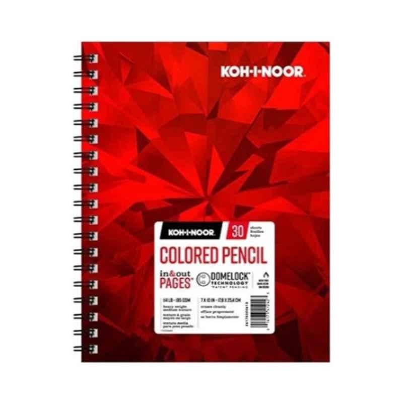 Koh-I-Noor 7x10 inch 30 Sheet Colour Pencil Drawing Paper Pad, SKTB071FRGFWW