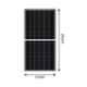 Loom Solar 440W 24V 144 Cells Mono PERC Shark Solar Panel, LS440W (Pack of 2)