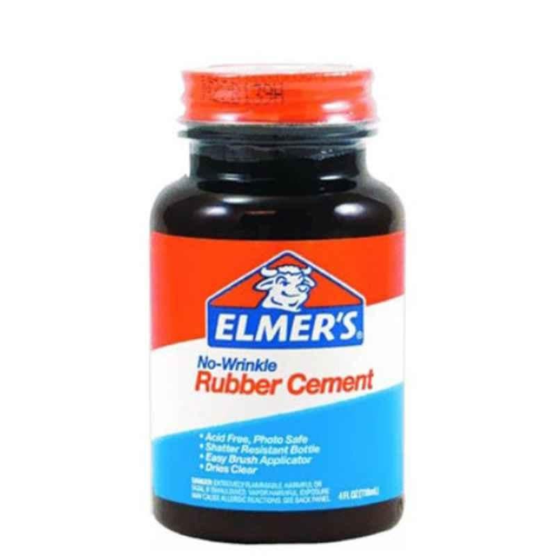 Elmers Rubber Cement with Brush Applicator, BORE904