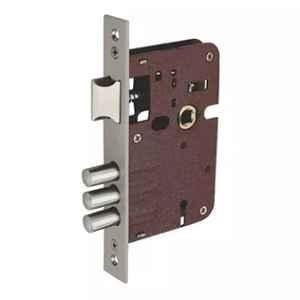 Harrison Brass SN Finish Lever Mortise Bullet Lock, Size: 70 mm, 0697