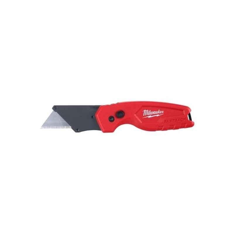 Milwaukee Red & Grey Fastback Compact Flip Utility Knife, 4932471356