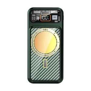 I Kall IKPB10D 10000mAh Power Bank with 22.5W Wired & 15W Wireless Green Fast Charging, IKPB10D-GRN