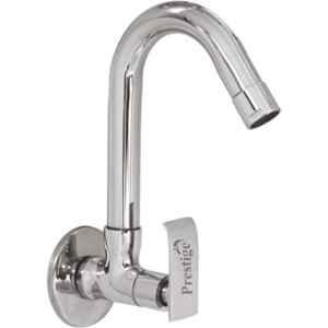 Prestige Qubix Brass Chrome Finish Sink Cock