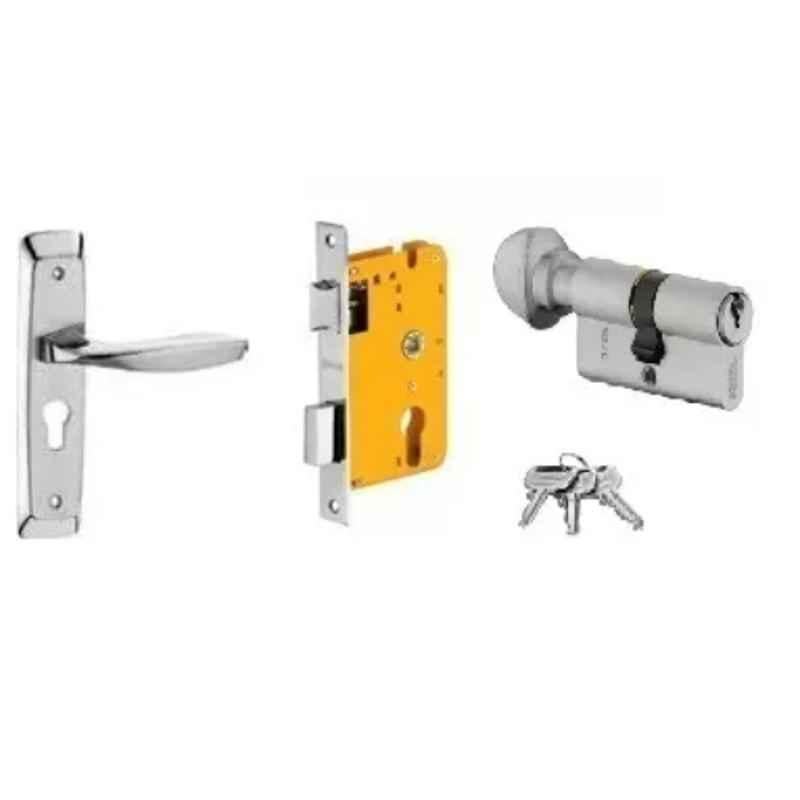 Dorset HL Series Zara 60mm Stainless Steel Patina Finish Door Handle Lock Set with Knob & Key