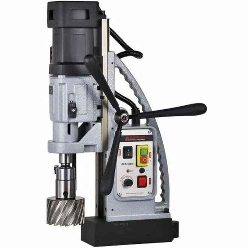 Euroboor Magnetic Drilling Machine, ECO-100-4, 17.3A, 2050W, Grey and Black