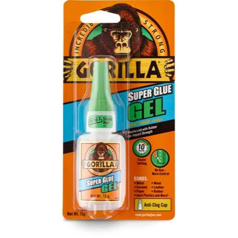 Gorilla 15g Clear Super Glue Gel