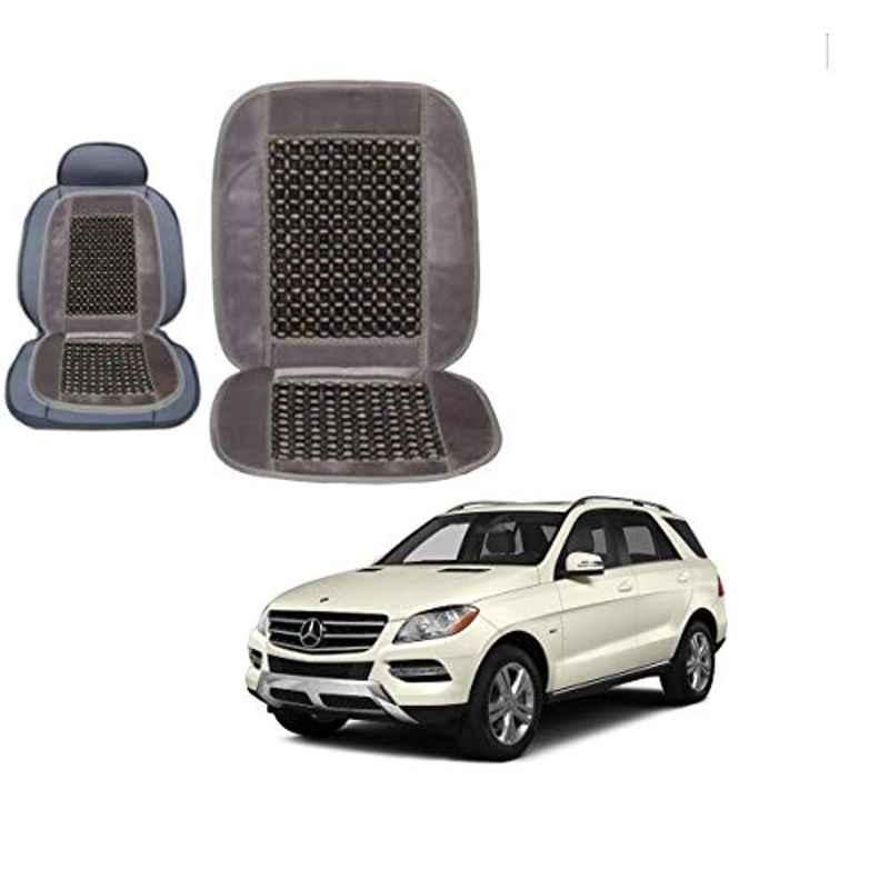 Kozdiko Wooden Bead Seat with Grey Velvet Border for Mercedes Benz GLC-Class