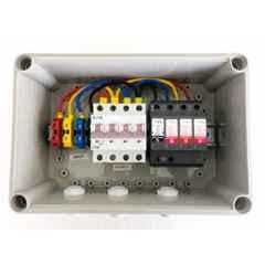 Daystar Three Phase Solar AC Distribution Box with 20 & 32A/4P AC MCB, 1 Pole AC SPD (Pack of 4)