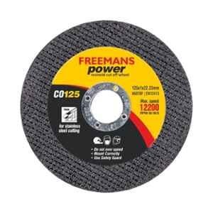 Freemans Power 5 inch Black Double Net Cut Off Wheel, CO125 (Pack of 50)
