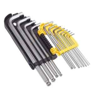 Stanley 12 Pieces Imperial Long Ball Point Hex Key Set, 94-163-23