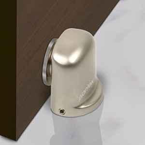 Plantex Satin Matt Heavy Duty Door Magnet Stopper/Door Catch Holder for Home/Office/Hotel, Floor Mounted Soft-Catcher to Hold Wooden/Glass/PVC Door Stops