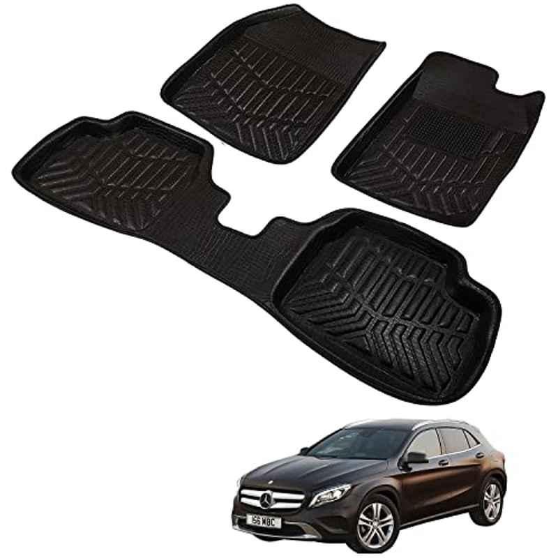 Kozdiko 3D Black Car Foot Mat Set for Mercedes Benz Gla Class, dshbdhb107