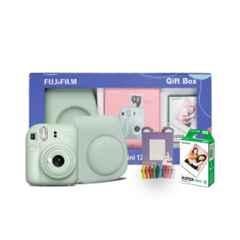 Fujifilm Instax Mini 12 60mm Green Instant Colour Photo Camera Gift Box with 10 Pcs Sheets, EXD 16791364