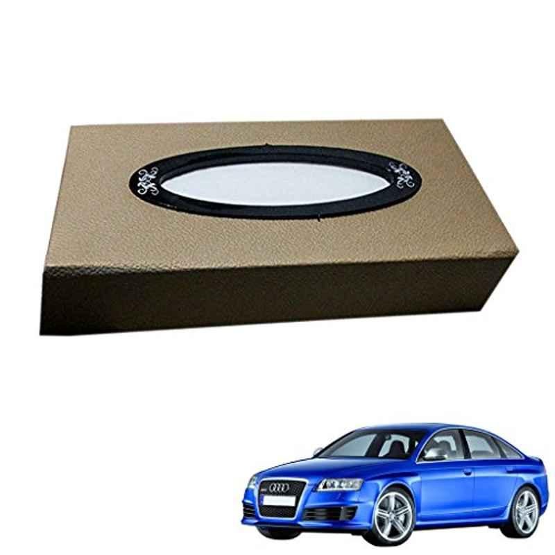 Kozdiko 200 Sheets 100 Pulls Beige Tissue Paper Box for Audi RS6, kozd_6024