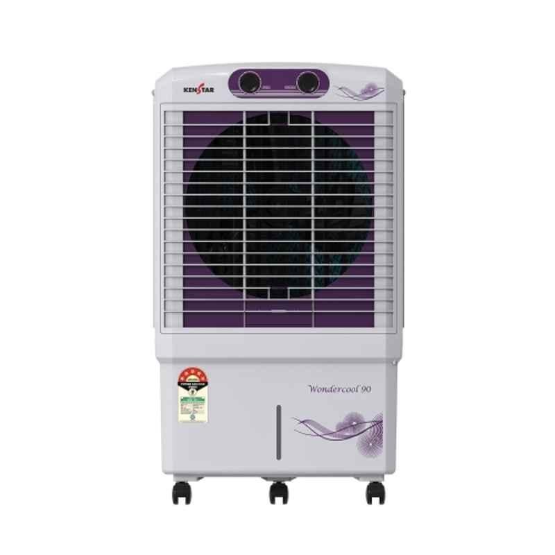Kenstar Wondercool 90 230W 90 Litre PP Purple Desert Cooler with Honeycomb Pad Cooling & 1 Year Warranty, 90LOPARWAJK