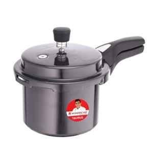 Wonderchef Taurus 3 Litre Hard Anodized Aluminium Black Outer Lid Pressure Cooker with 5 Years Warranty, 63154822