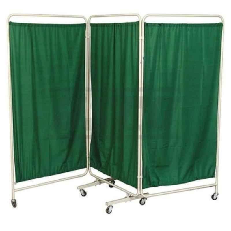 Yes Kay Mild Steel Powder Coated 3 Folds Bed Side Screen