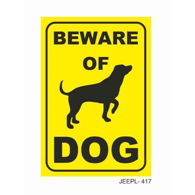 Jeepl Beware of the Dog Sticker, jeepl-417