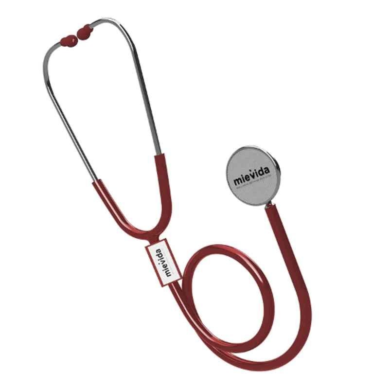 Mievida STS 102 Stainless Steel Cherry Cardiology Stethoscope