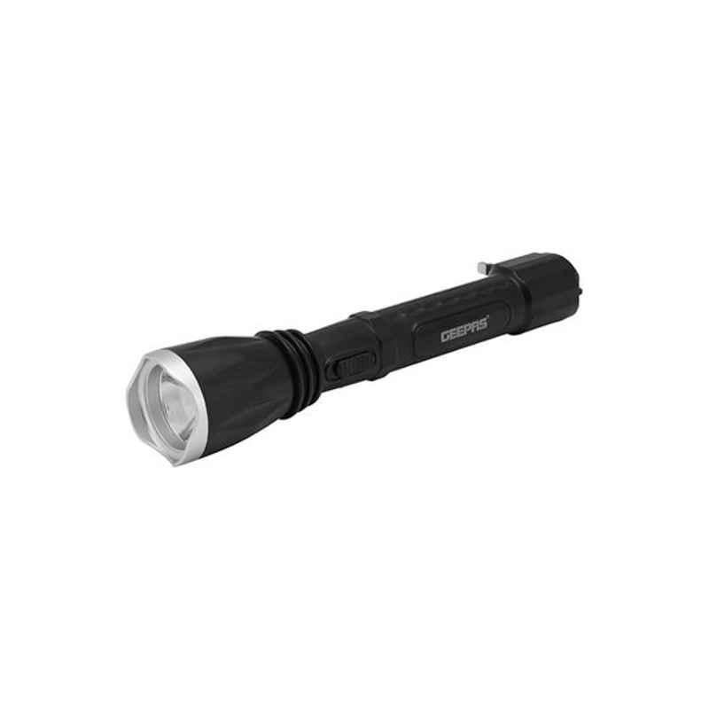 Geepas 240V Black LED Flashlight, GFL5578