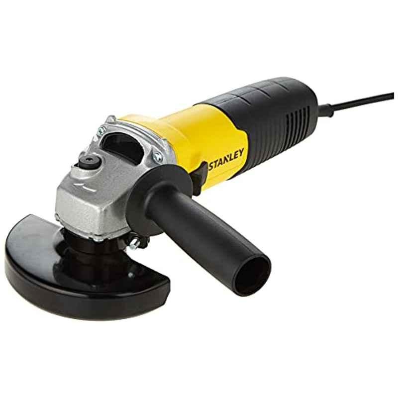 Stanley Small Angle Grinder, 710W, 4 1/2 inch (115mm), Corded, Yellow/Black-Stgs7115-B5