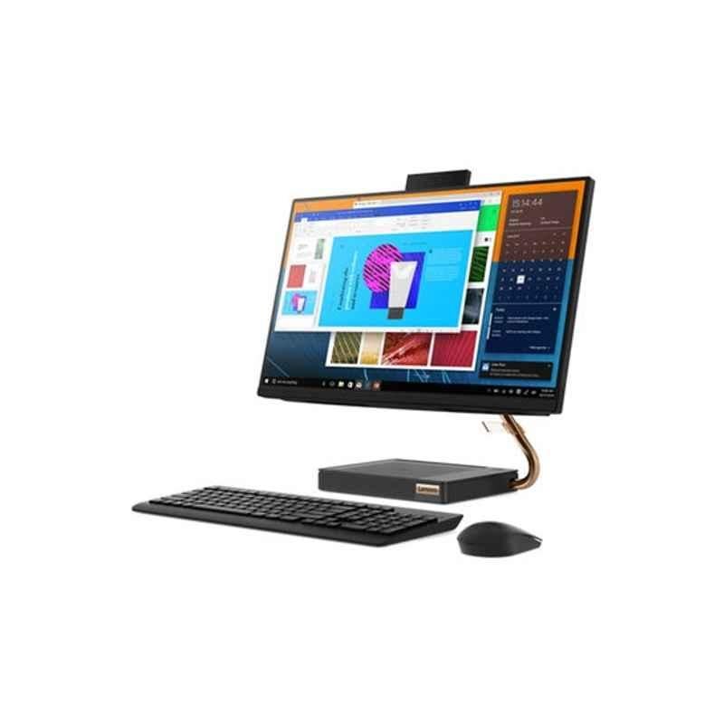 Lenovo Core i5 8GB 23.8 inch Hexa Core SSD+HDD Black Monitor, Wireless Keyboard & Mouse, F0FB0002AX