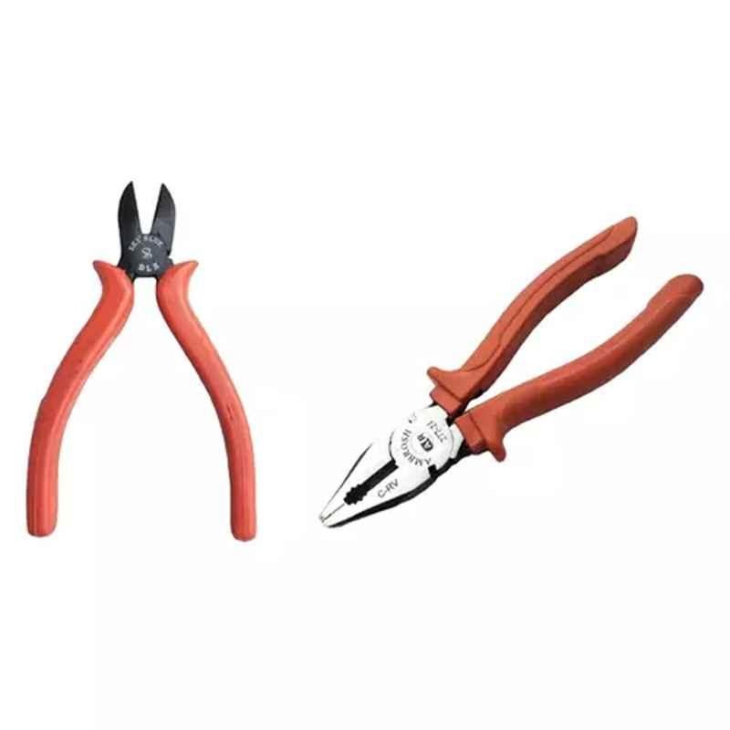 Sky Blue 2 Pcs 7.8 inch Lineman Plier Combo, SBE_PLIER_COMBOS_COMBO_638
