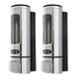 Zesta 400ml ABS Silver Multi Purpose Liquid Soap Dispenser (Pack of 2)